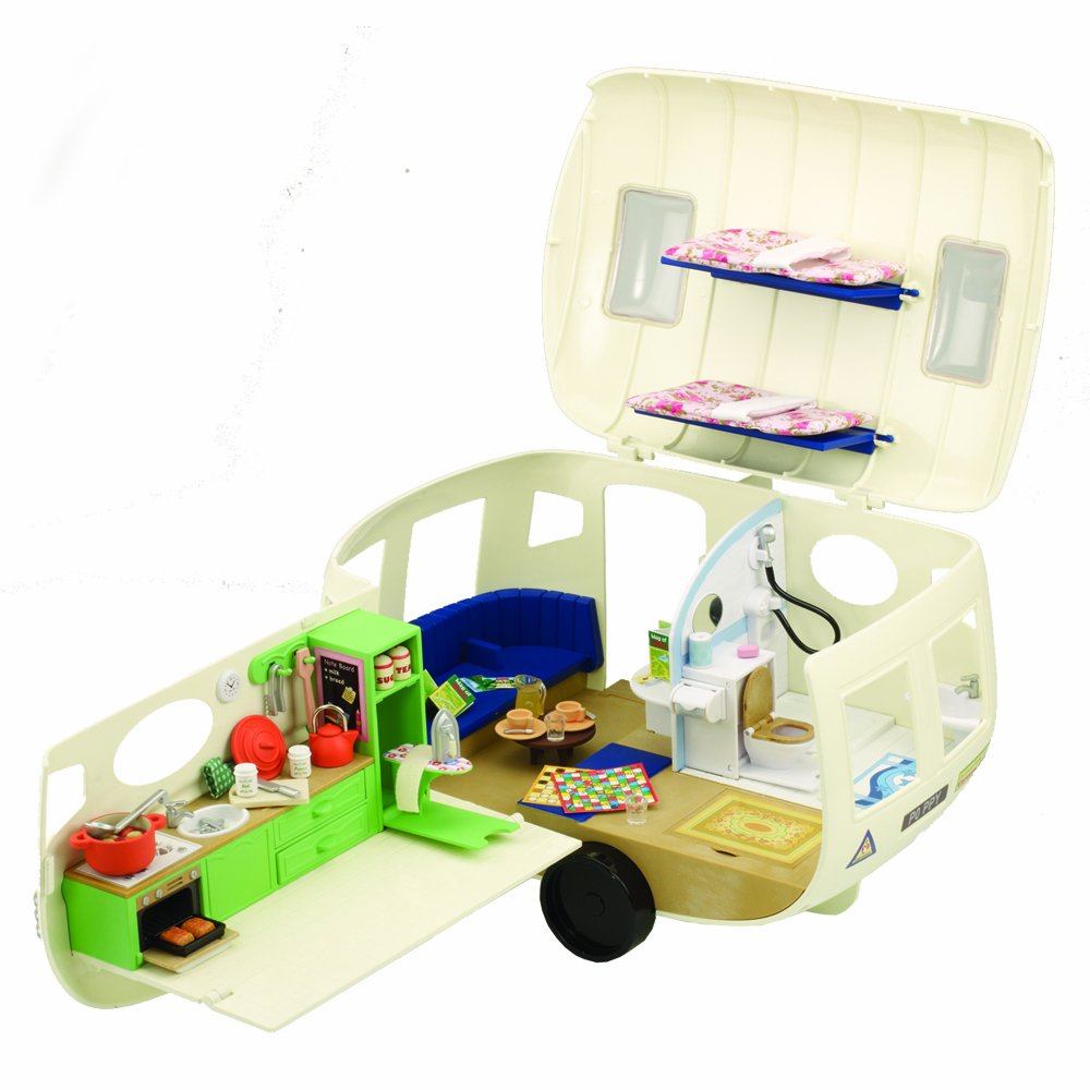 sylvanian family caravan set