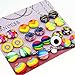Colorful Glass Dome Magnetic Clip-on Earrings for Teen Girls Kids Women non-pierced Ears