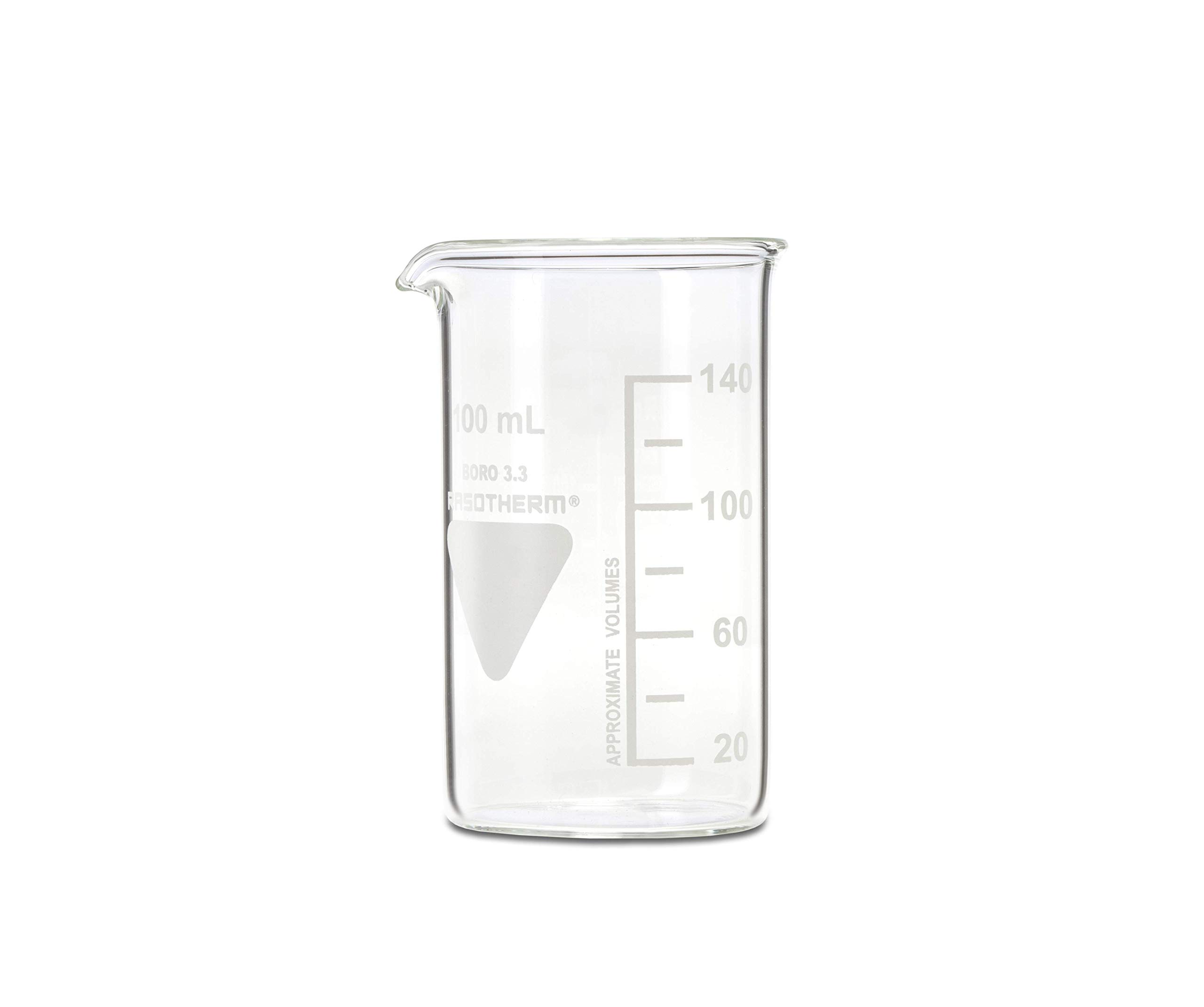 Rasotherm Tall Beaker with Spout (Boro 3.3), 100 ml