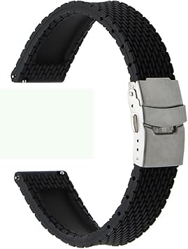 TRUMiRR 24mm de liberación rápida de Goma de Silicona Banda Banda ...