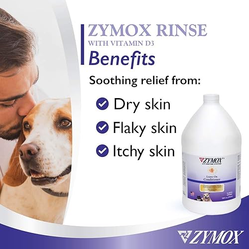 ZYMOX Leave-in Conditioner with Vitamin D3 for Cats Dogs, 1gal