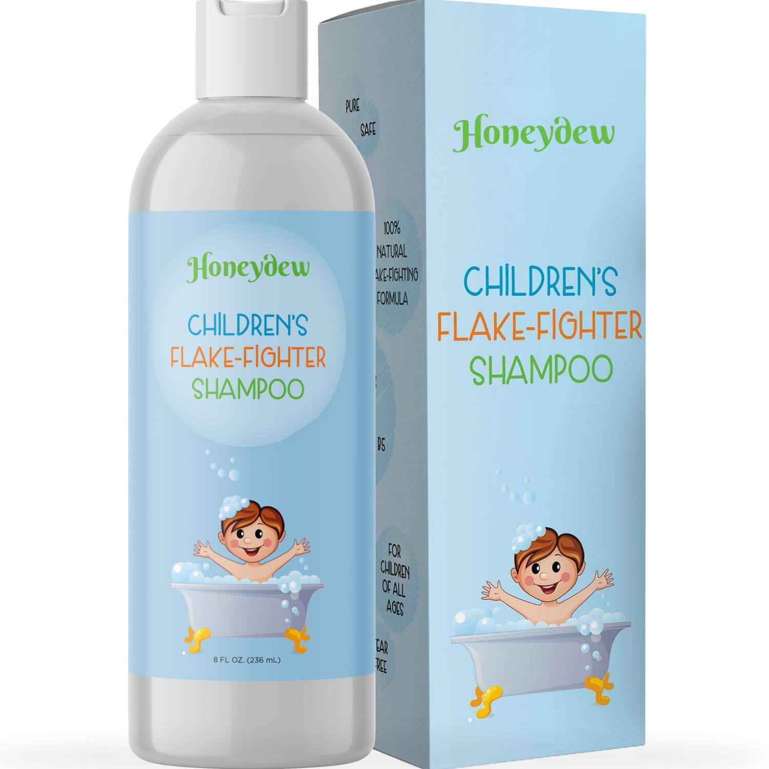 Anti Dandruff Shampoo For Kids Best Tear Free Natural Children S Scalp Treatment With Lavender Tea Tree Jojoba Sulfate Free For All Ages 8oz By Honeydew Amazon De Beauty