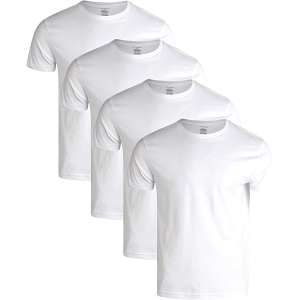 Pack De 2 Camisetas Básicas De Manga Corta Para Hombre - Algodón Cómodo, Corte Normal, Color Blanco, Talla XL