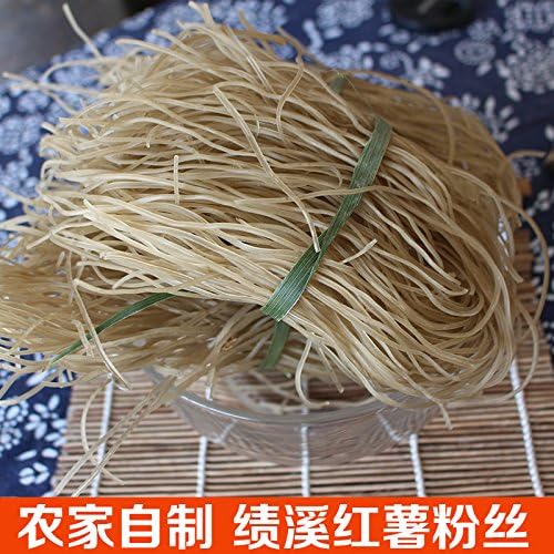 Sweet potato vermicelli vermicelli Jixi farmhouse handmade crystal powder wide sweet potato powder without adding 500g
