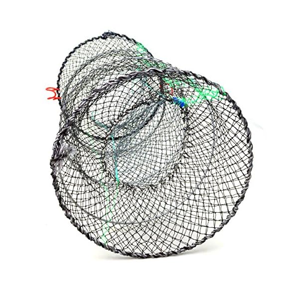 Jmkcoz-1PC-Crab-Trap-Crawfish-Lobster-Shrimp-Collapsible-Cast-Net-Fishing-Nets-25cm-x-45cm