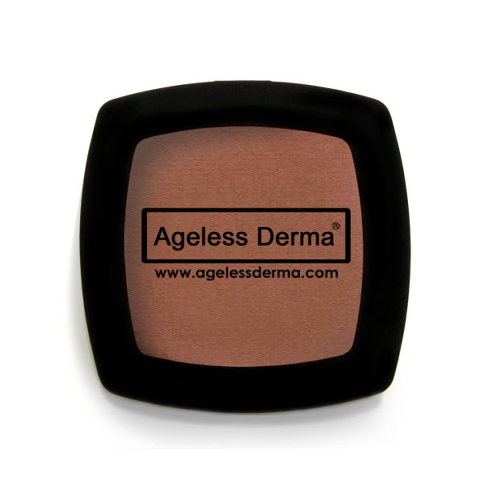Ageless Derma Pressed Natural Mineral Makeup Blush with Vitamin A, E and Green Tea Extracts (Maple Leaf)