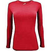 Natural Uniforms Women's Under Scrub Tee Crew Neck Long Sleeve T-Shirt
