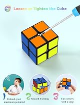 ROXENDA Speed Cube 2x2x2 Original Durable Sticker Vivid Colors view 5