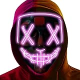 Poptrend Halloween Mask LED Light up Mask for