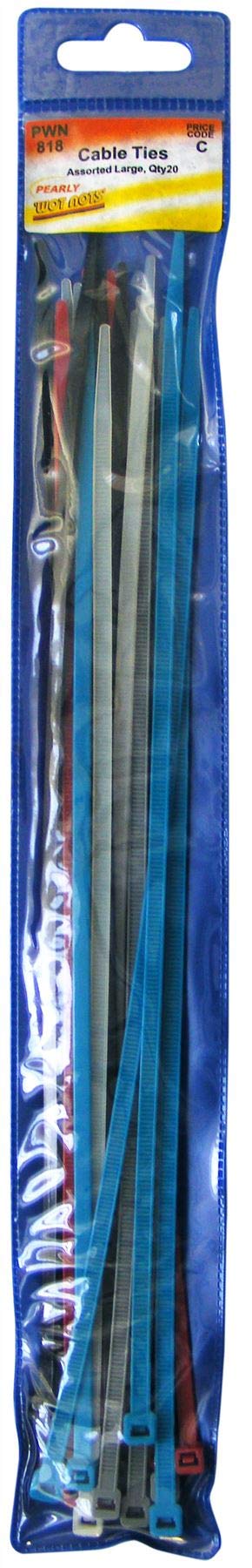 Pearl PWN818 Cable Tie Assorted 300 mm (Pack of 20)
