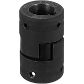 uxcell 5/8" to 5/8" L050 Flexible 3-Piece L-Jaw Coupling Coupler Set | Buna-N NBR Rubber Spider for Log Splitter Hybrid Equipment