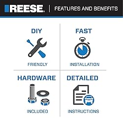 Reese Towpower Multi-Fit Trailer Hitch Class III, 2
