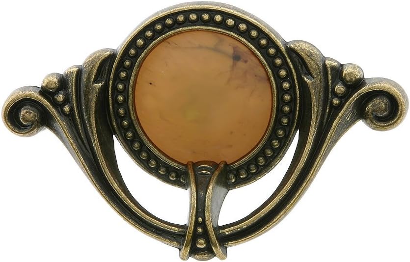 Waterfall Drawer Pull With Bakelite Insert 4 Center To Center