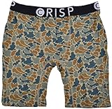 Mens Crisp Boxers Camouflauge Briefs Underwear Green