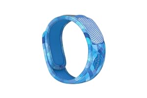 PARA'KITO Mosquito Insect & Bug Protection Wristband - Mosquito Stickers, Bug Spray Alternative - Summer Essentials, Beach Accessories, Hiking & Camping Essentials - Natural Essential Oils (Deep Blue)