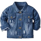 Cromoncent Toddler Denim Jacket for Boys Girls