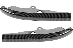 RAZPOY Front Bumper Lip Splitter Cover Trim Compatible with 2015-2024 Dodge Challenger Scat Pack R/T GT SRT, Carbon Fiber (NOT for Widebody, SXT, R/T Plus)