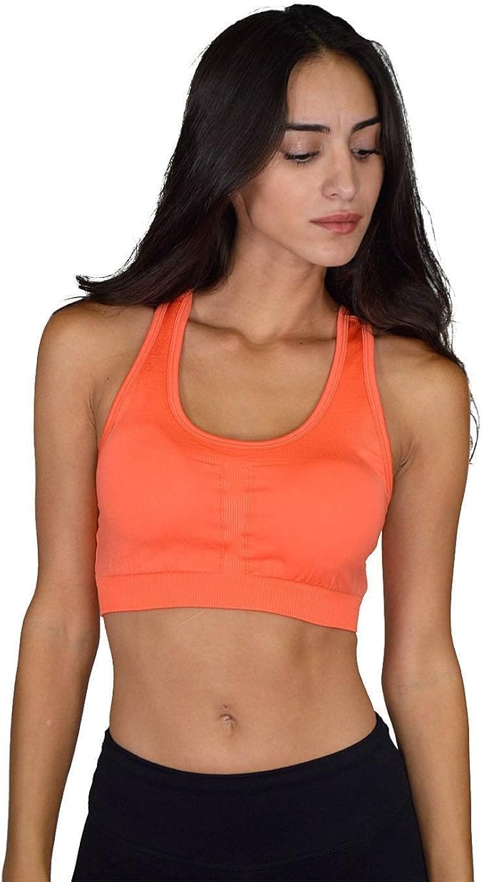 clear strap sports bra