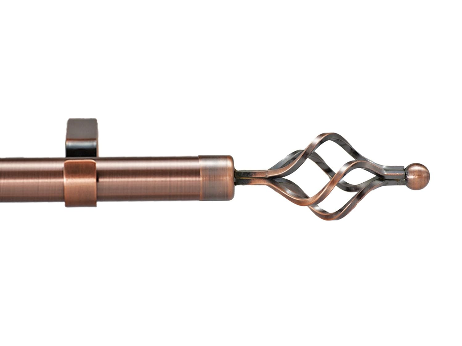 28mm Extendable Complete Eyelet Curtain Pole Various Finials