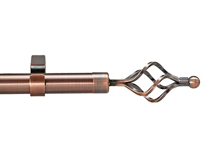 28mm Extendable Complete Eyelet Curtain Pole Various Finials