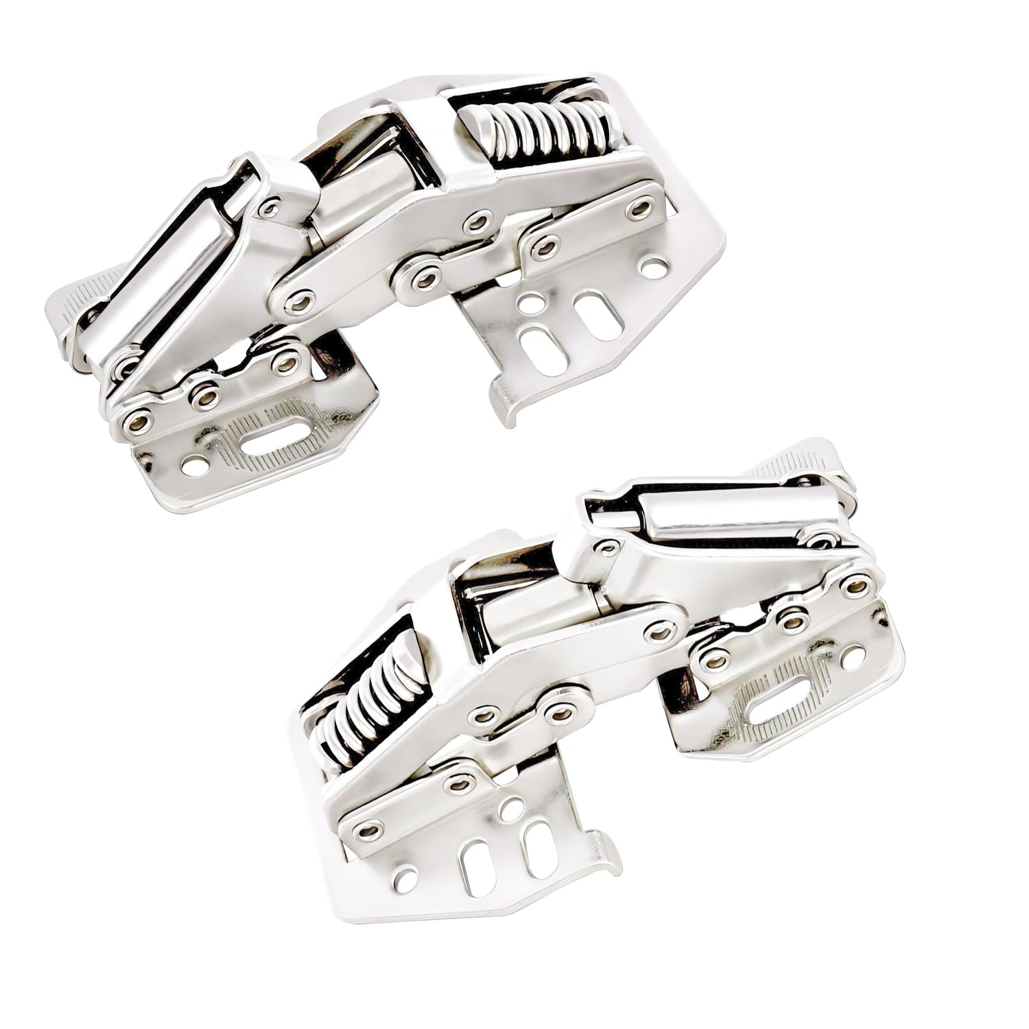 Qrity 2 PCS Lid Support Hinges, 90° Lid Stay Lift Up Buffer Hinge, Heavy Duty Flap Hinges, for Door Thickness 8~20mm — image 1