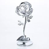 Crystocraft Special Nan Flower Ornament with Swarovski Crystal Elements view 5