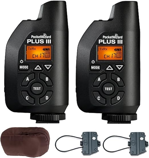 Pocket Wizard 801130 Plus III Transceiver + Carrying Case