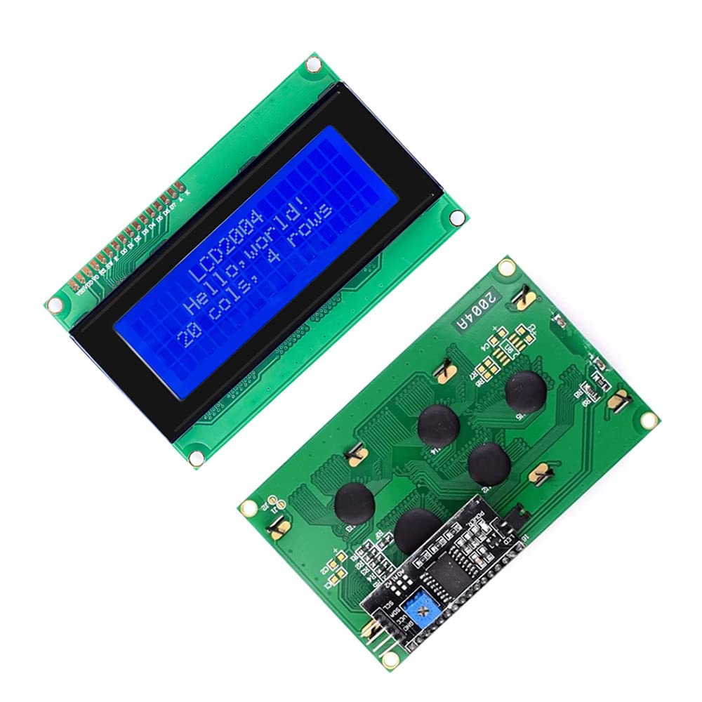 iHaospace LCD2004 I2C IIC 2004 20x4 2004A Blue Screen Serial LCD Module for Arduino Character LCD/w IIC/I2C Serial Interface Adapter Module