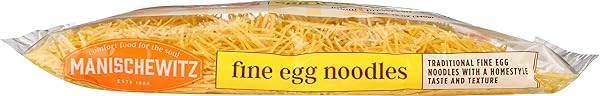 MANISCHEWITZ TRADITIONAL FINE EGG NOODLES 12OZ BAG (1 PACK) CERTIFIED KOSHER FOR YEAR AROUND USE (NOT FOR PASSOVER)