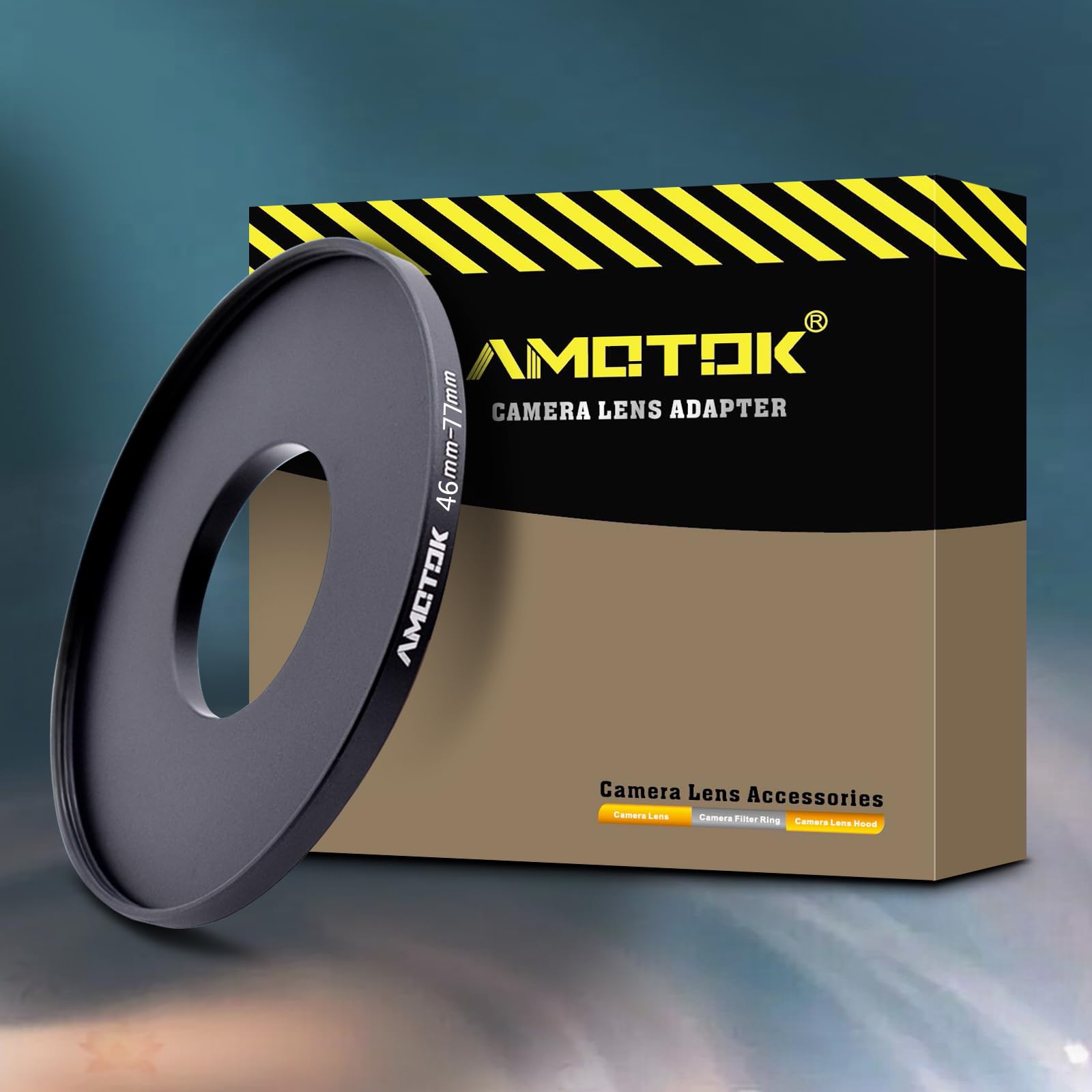 46mm Lens to 77mm Camera Lens Adapter,46mm to 77mm Filter Step-Up Adapter Ring,Compatible All 77mm Filter Accessory
