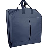 WallyBags® 45” Deluxe Extra Capacity Travel Garment Bag with two accessory