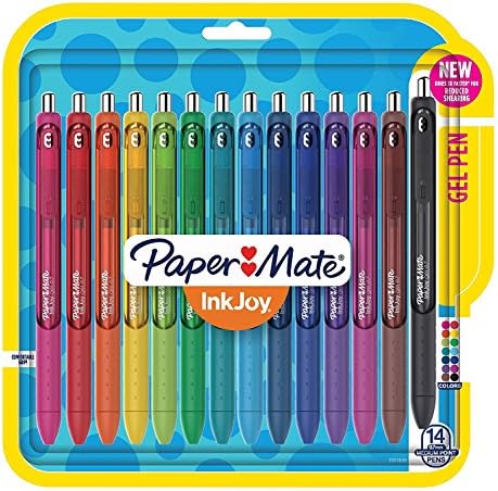 NEW Medium Point Assorted Colors 14-Count Pens 14-Pack