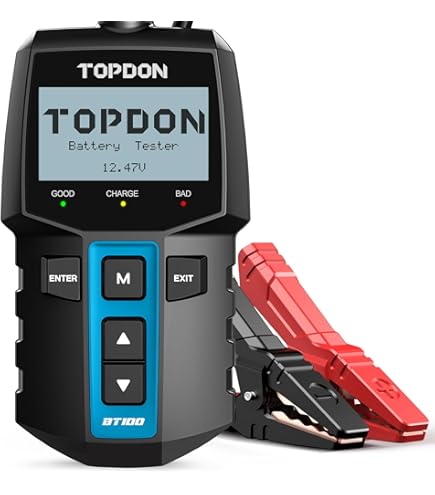 Digital Battery Analyzer, Digital Car Battery Tester With CCA And Internal Analyzer Digital Battery Analyzer, Variable Gain