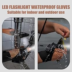 Mylivell Handsfree LED Flashlight Gloves, Fathers