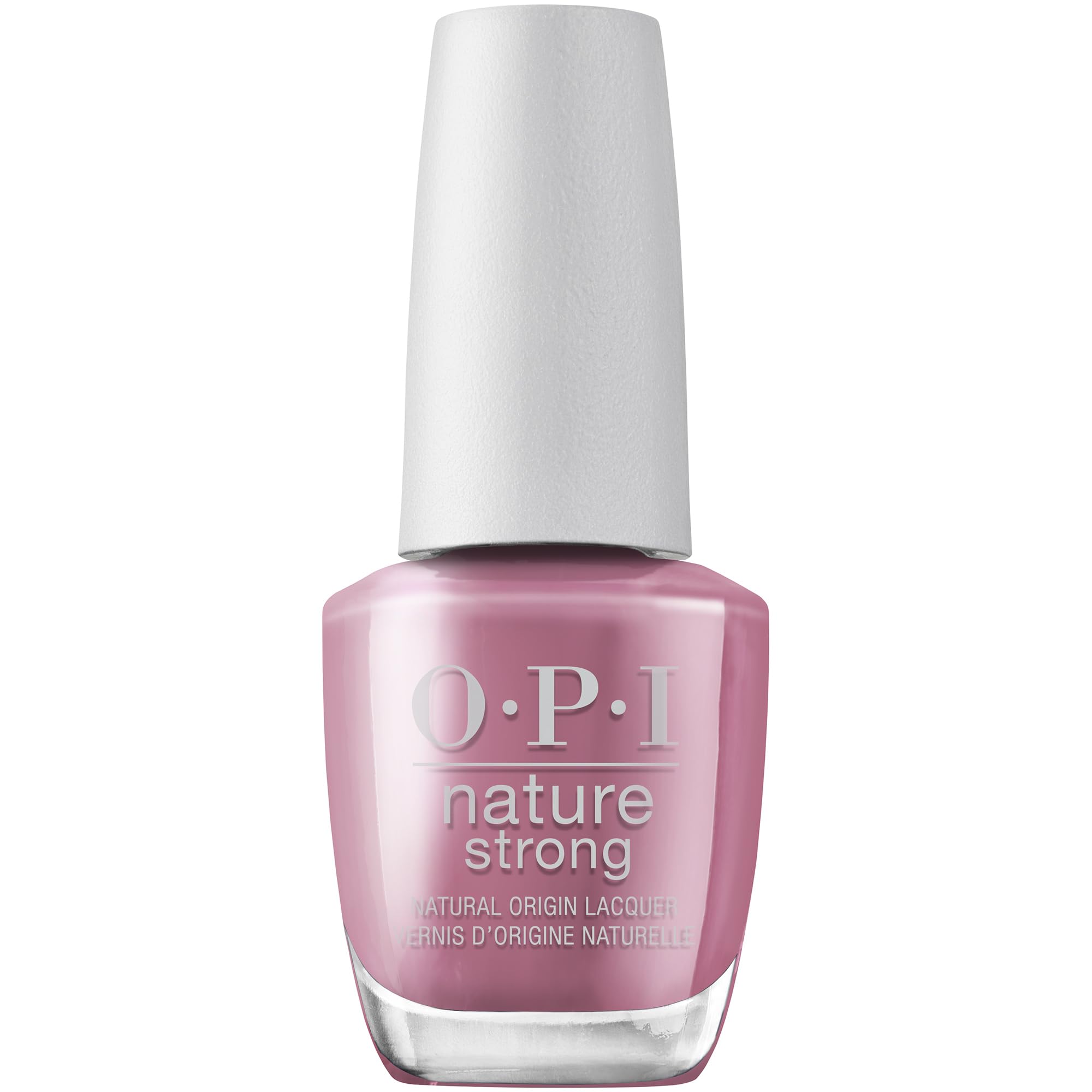 OPI Nature Strong Nail Polish Quick Dry Vegan Nail Varnish with Long-Lasting Results, Made with Natural Ingredients, Simply Radishing 15ml