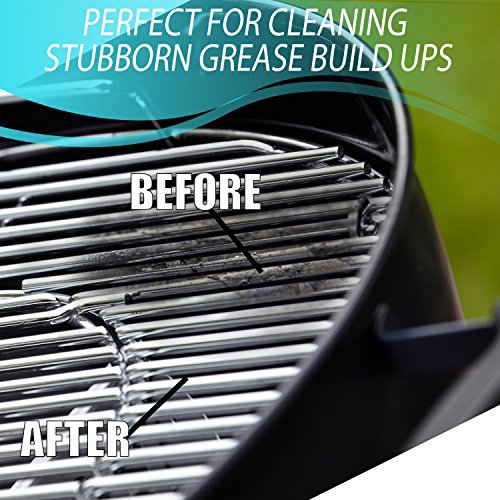 6 Commercial Grade Griddle Cleaner Pads, Clean Grease from Metal Grills