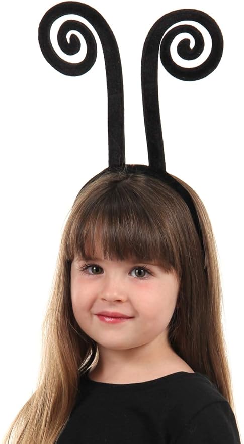 Amazon.com: elope Spiral Black Bug Insect Butterfly Antennae Headband:  Clothing