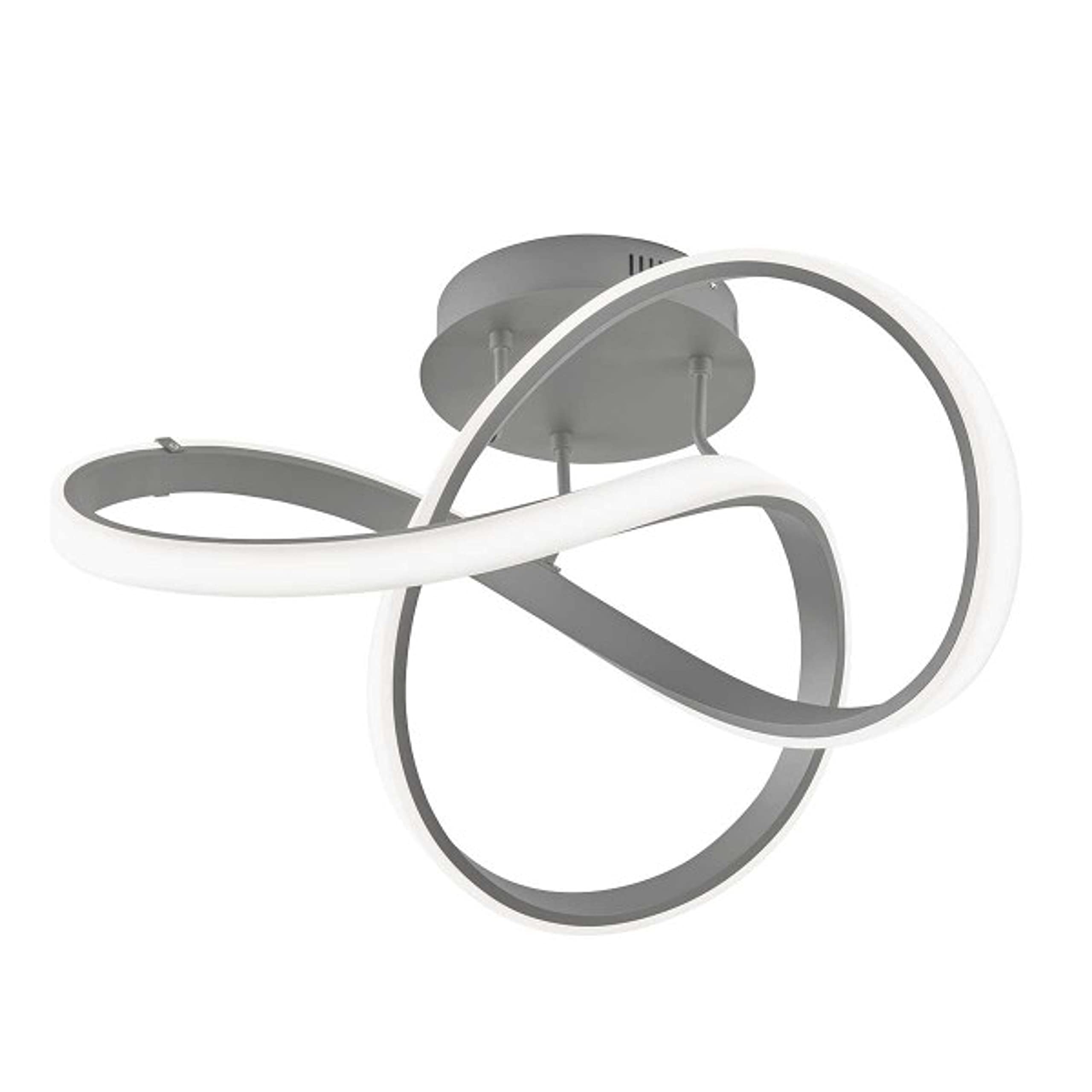 WOFI Indigo Ceiling Light Aluminium Anthracite