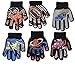 Gilbins Magic-Stretch Gripper Glove, Kids Size, Colorful Set, 6 Pair