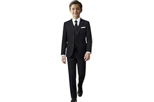 Diaryan Boy Suit Slim Fit 5 Piece Suit Dresswear Toddler Formal Classic Boys Communion Suit Set Wedding Ring Bearer Outfit