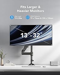 HUANUO Single Monitor Mount, Adjustable Monitor Arm
