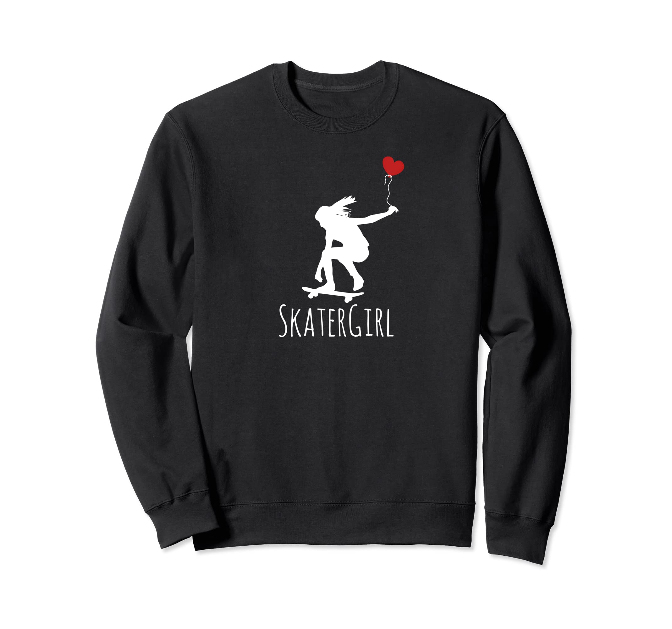Skater Girl Skateboard Skate Skating Sweatshirt
