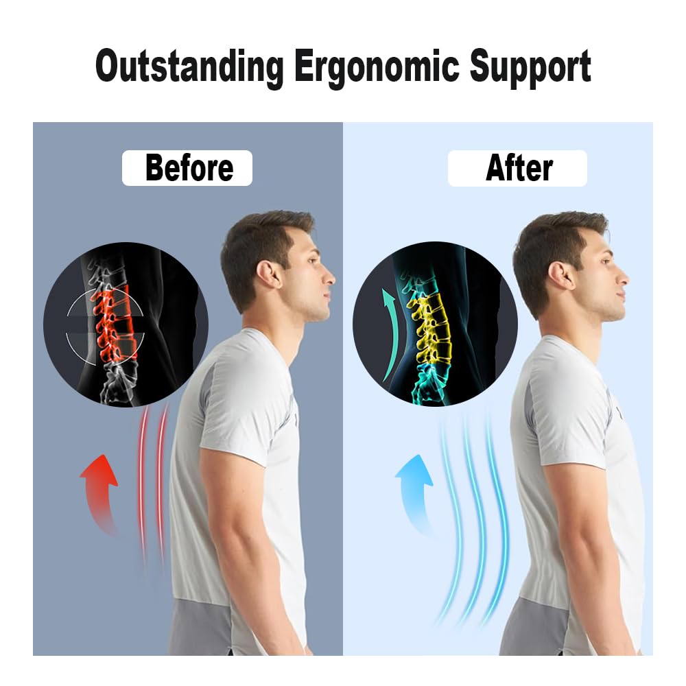 YAHA Back Brace for Lower Back Pain Relief for Women/Men with Lumbar Pad, Back Support Belt with 7 Stays for Heavy Lifting, Sedentariness, Breathable Lumbar Support for Herniated Disc, Sciatica - L