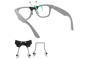 HiBloks Eyeglass Nose Pads Compatible with Ray-Ban Meta Wayfarer & Gen 2 (RW4008/RW4012 Large 53-22), Rechargeable Anti-Slip 