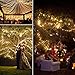 AMIR Upgraded Solar Powered String Lights, 200 LED Copper Wire Lights, 72ft 8 Modes Starry Lights, Waterproof IP65 Fairy Christmas Decorative Lights for Outdoor, Wedding, Homes, Party (Warm White)