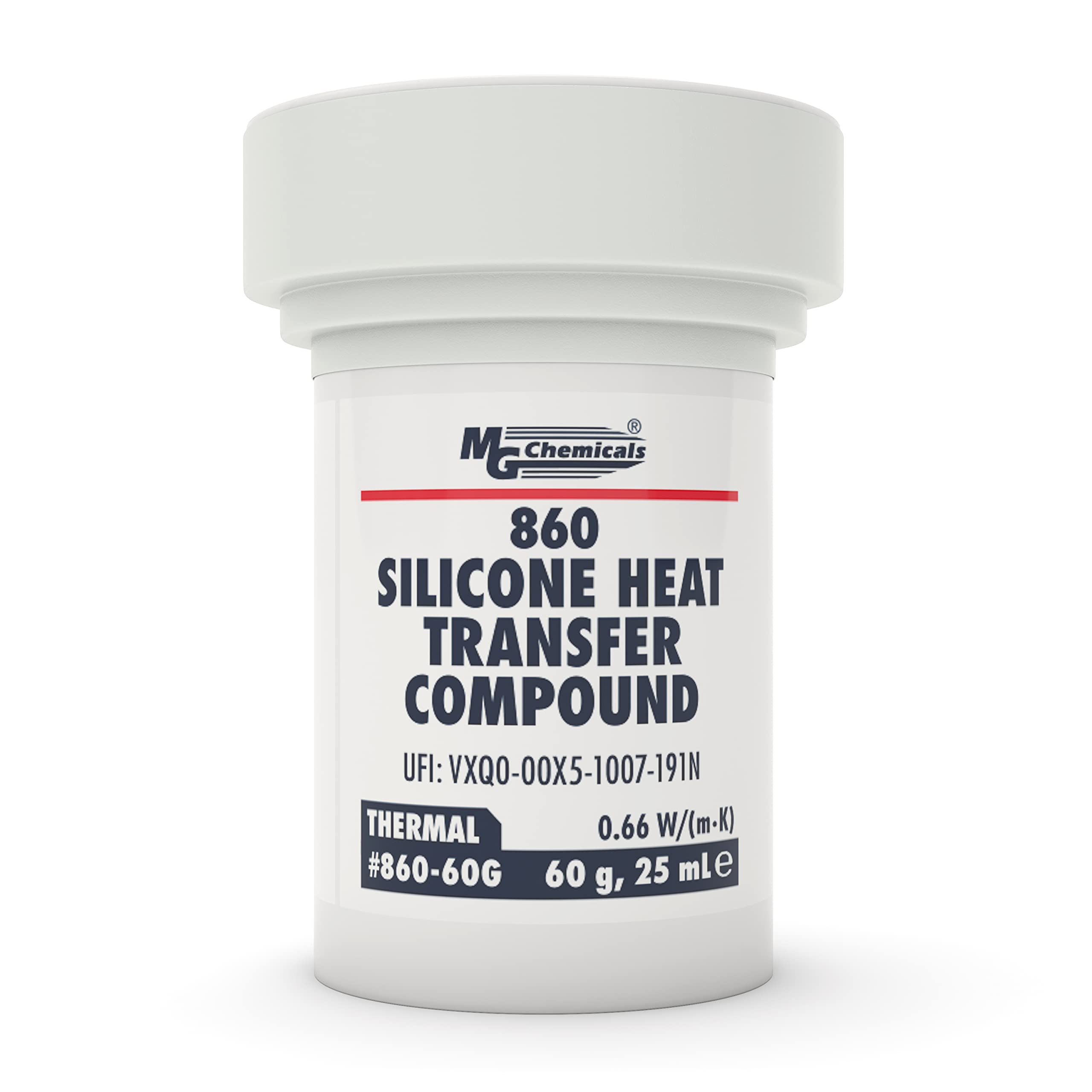 MG Chemicals 860-60G Silicone Heat Transfer Compound, 60g Jar