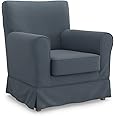 FMCTL Jennylund Slipcover Replacement for IKEA Jennylund Chair Cover, Ektorp Jennylund Chair Cover, Jennylund Cover Only!(Titanium Grey)