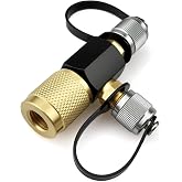 1/4 Inch CTEE14 Low Loss Charging T-Fitting for HVAC Refrigeration Systems | Heavy Duty Refrigeration Charging Tool, 1/4in Flare Brass HVAC Adapter, Replacement Appion, 800 PSI