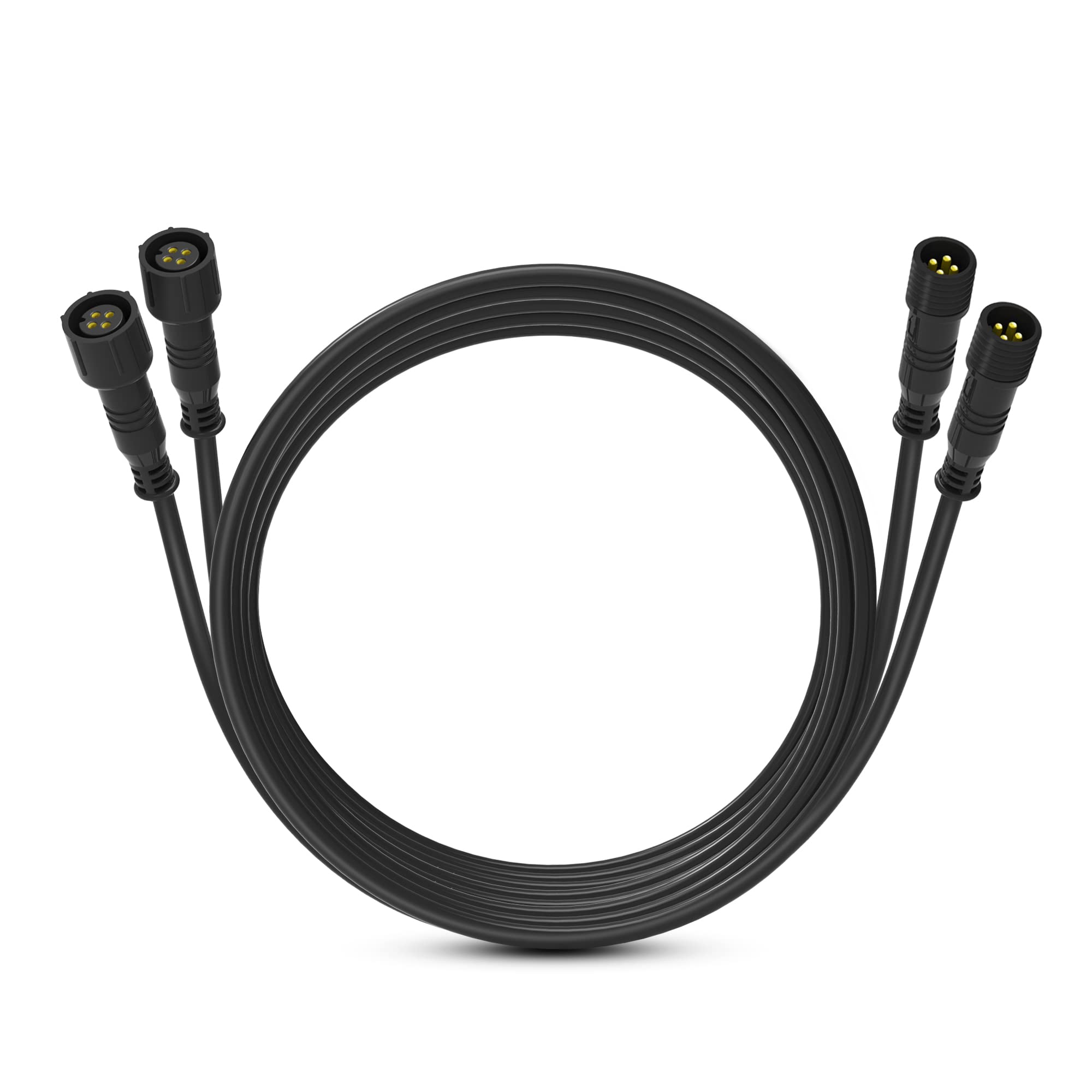 Photo 1 of MICTUNING 2PCS 10FT 4 - Pin RGB Rock Light Extension Cables - Exclusive for 4 & 8 Pods RGB LED Rock Lights Connection?2 Year Warranty?