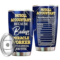 MONIZILUCKY Payroll Accountant Tumbler Stainless